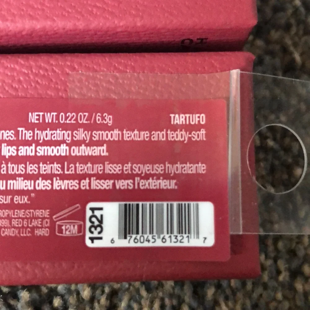 Hard🖤Candy Cashmere Silk Tartufo Lip Color New Set of 2